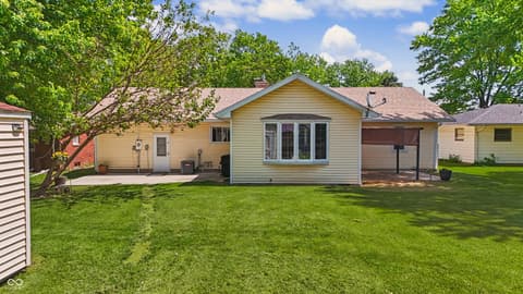 Backyard at 115 Elm Drive, Covington, IN