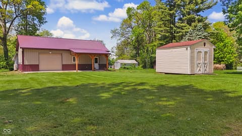 Yard at 115 Elm Drive, Covington, IN