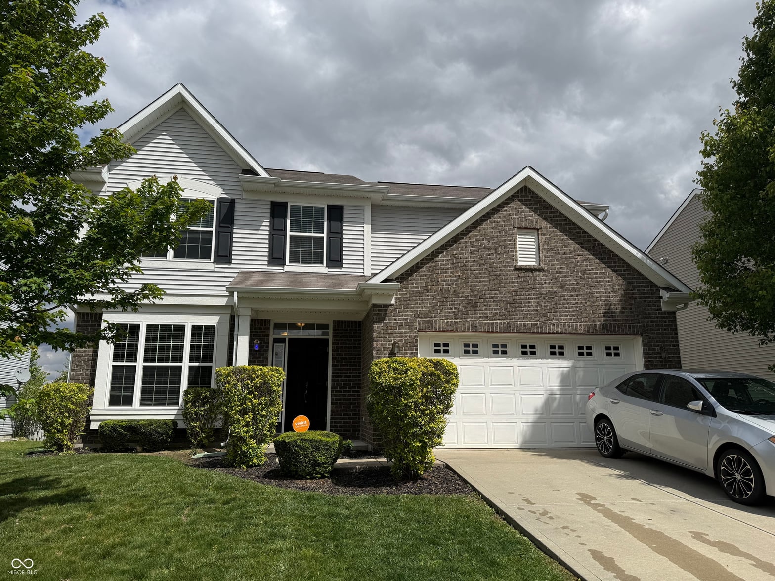 Front exterior at 2673 Night Hawk Road, Greenwood, IN