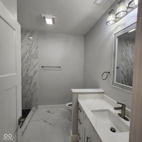 Bathroom at 2159 W 58th Street, Indianapolis, IN