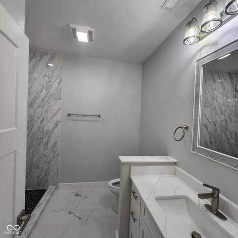 Bathroom at 2159 W 58th Street, Indianapolis, IN