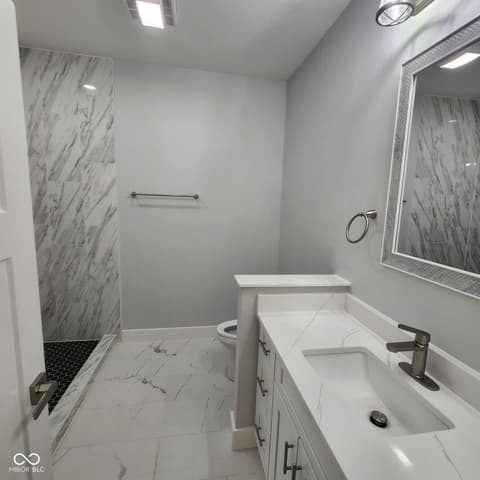 Bathroom at 2159 W 58th Street, Indianapolis, IN