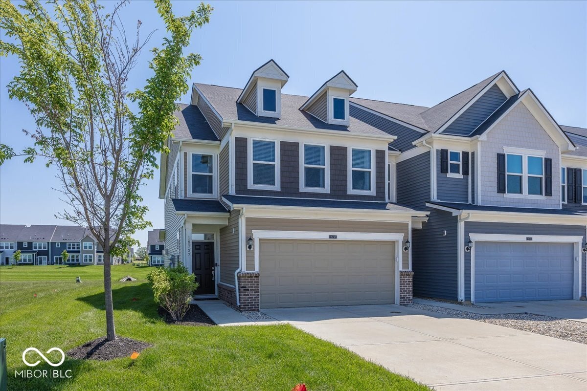Front exterior at 18737 Explanade Street, Westfield, IN