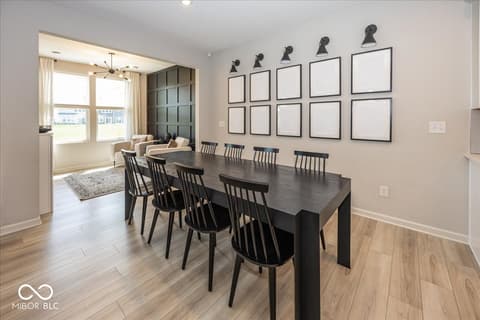 Dining room at 18737 Explanade Street, Westfield, IN