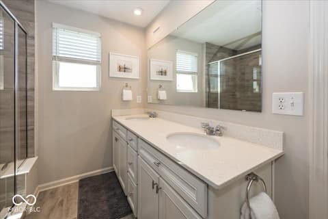 Primary bathroom at 18737 Explanade Street, Westfield, IN