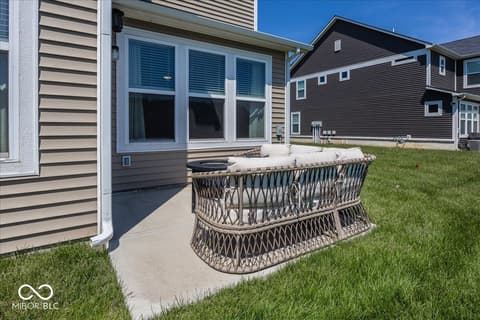 Outdoor living area at 18737 Explanade Street, Westfield, IN
