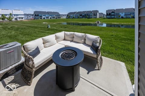 Outdoor living area at 18737 Explanade Street, Westfield, IN