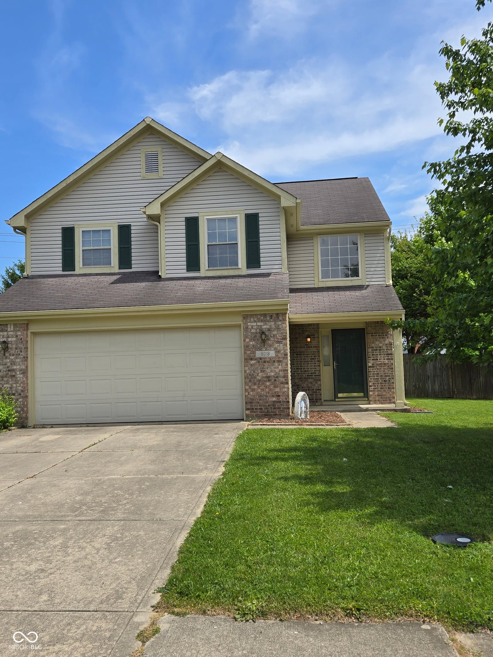 Front exterior at 6018 Boulder Drive, Anderson, IN