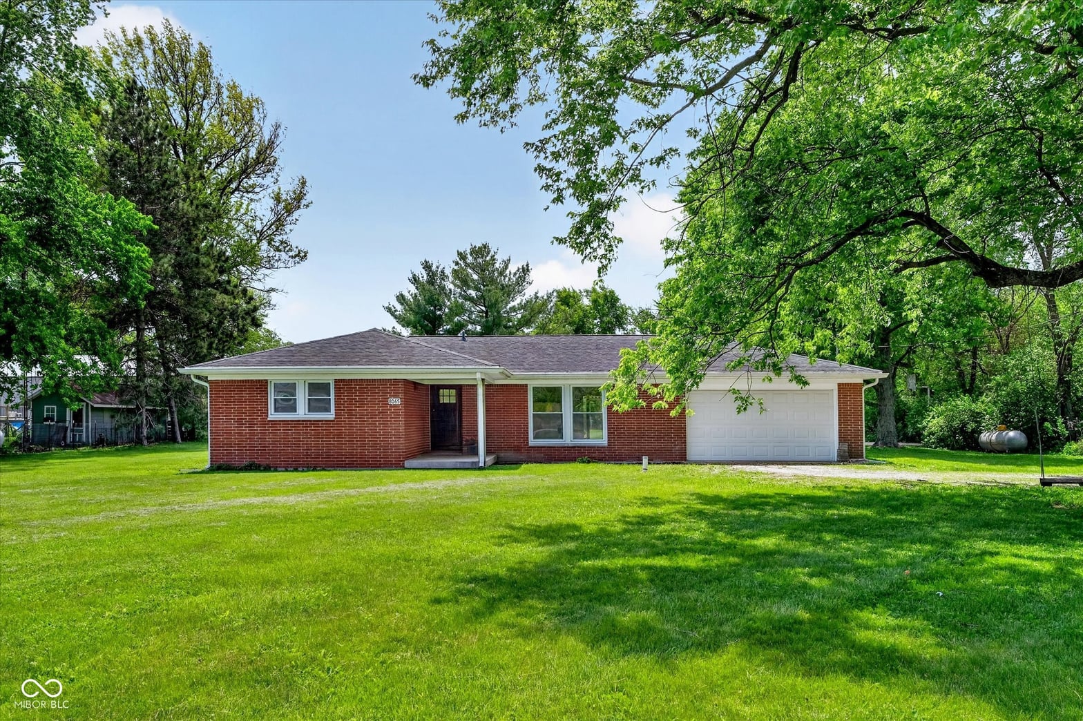 Front exterior at 8065 W State Road 32, Thorntown, IN