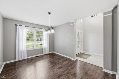 Dining room at 1114 Rockwell Drive, Greenwood, IN