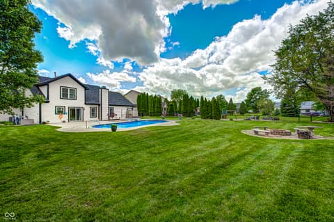 Yard at 1114 Rockwell Drive, Greenwood, IN