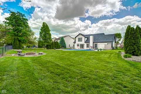 Yard at 1114 Rockwell Drive, Greenwood, IN
