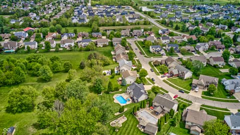Aerial view at 1114 Rockwell Drive, Greenwood, IN
