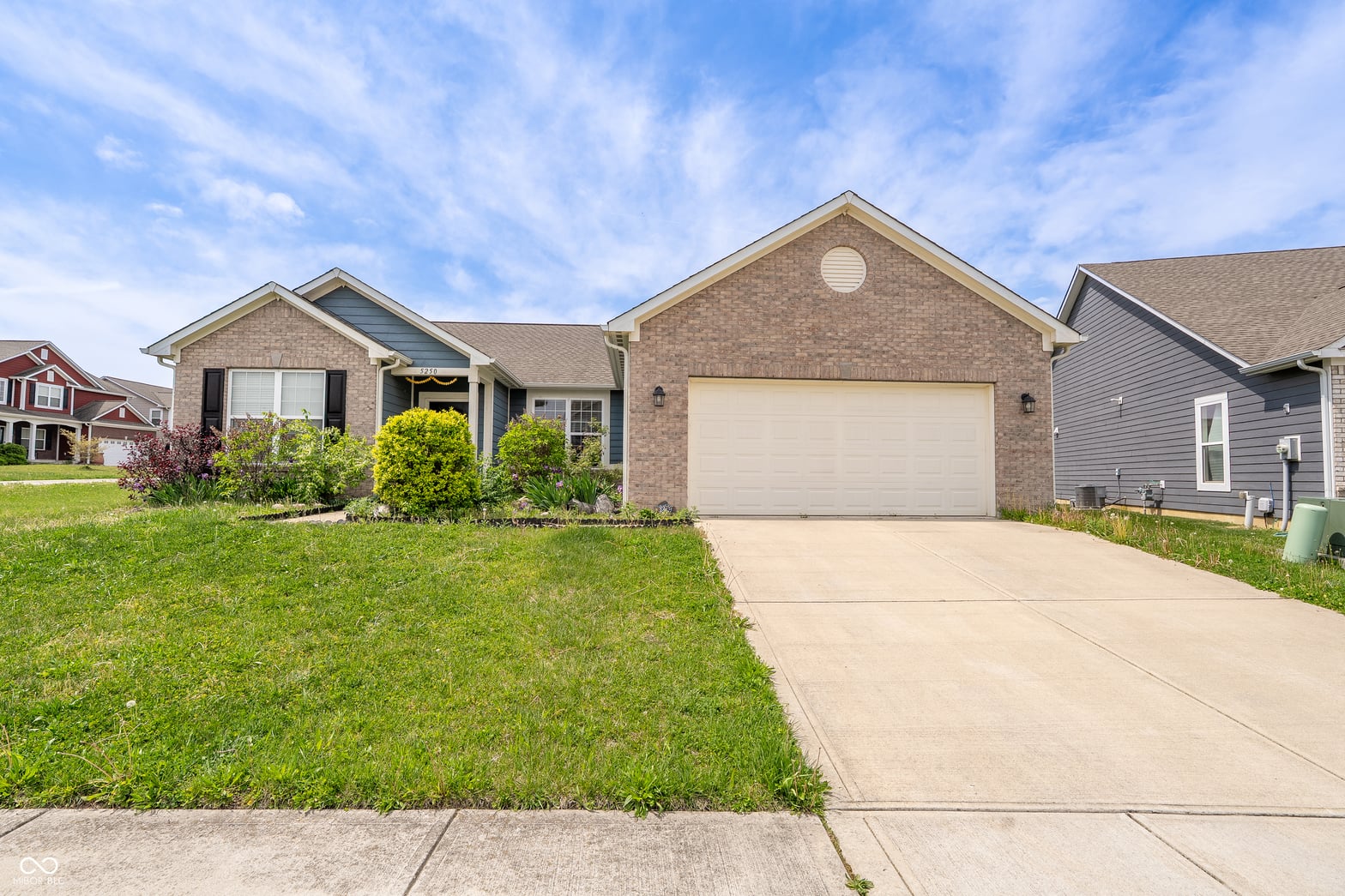 Front exterior at 5250 Hearst Lane, Indianapolis, IN