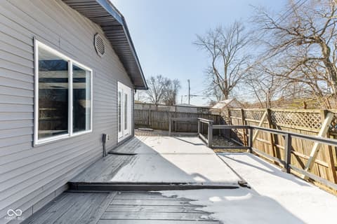 Outdoor living area at 2714 S Randolph Street, Indianapolis, IN