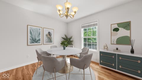 Dining room at 7205 W Prominence Point, Bloomington, IN