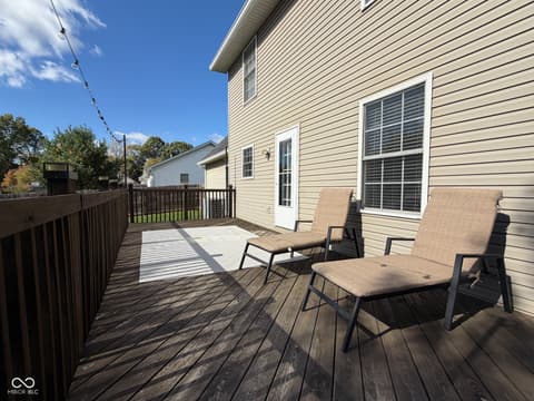 Outdoor living area at 7205 W Prominence Point, Bloomington, IN