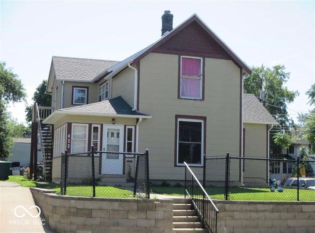 Front exterior at 422 S 18th Street, New Castle, IN