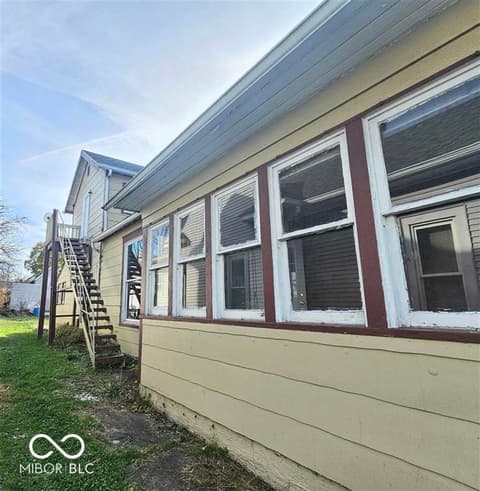 Side exterior at 422 S 18th Street, New Castle, IN