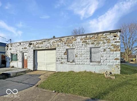 Side exterior at 422 S 18th Street, New Castle, IN