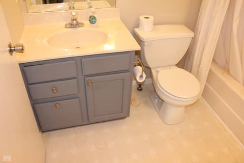 Bathroom at 1018 N Forest View Drive S, Ellettsville, IN
