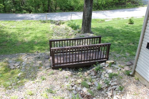 Outdoor living area at 1018 N Forest View Drive S, Ellettsville, IN