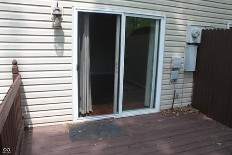 Outdoor living area at 1018 N Forest View Drive S, Ellettsville, IN
