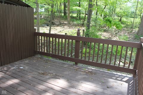 Outdoor living area at 1018 N Forest View Drive S, Ellettsville, IN