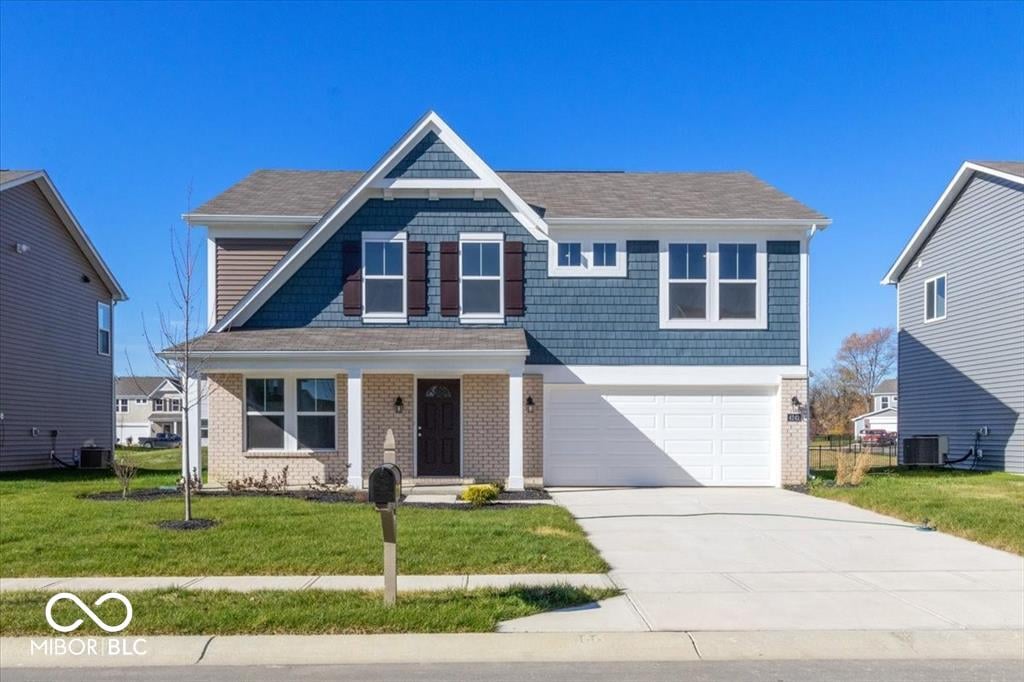 Front exterior at 4242 Indigo Walk Lane, Indianapolis, IN