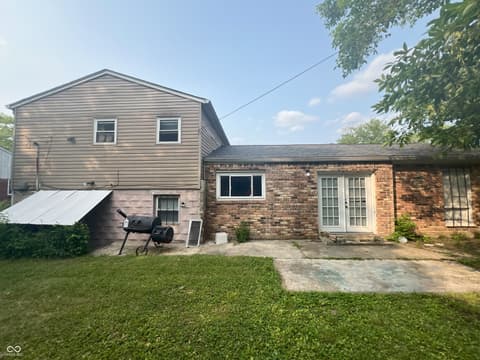 Backyard at 3570 Decamp Drive, Indianapolis, IN