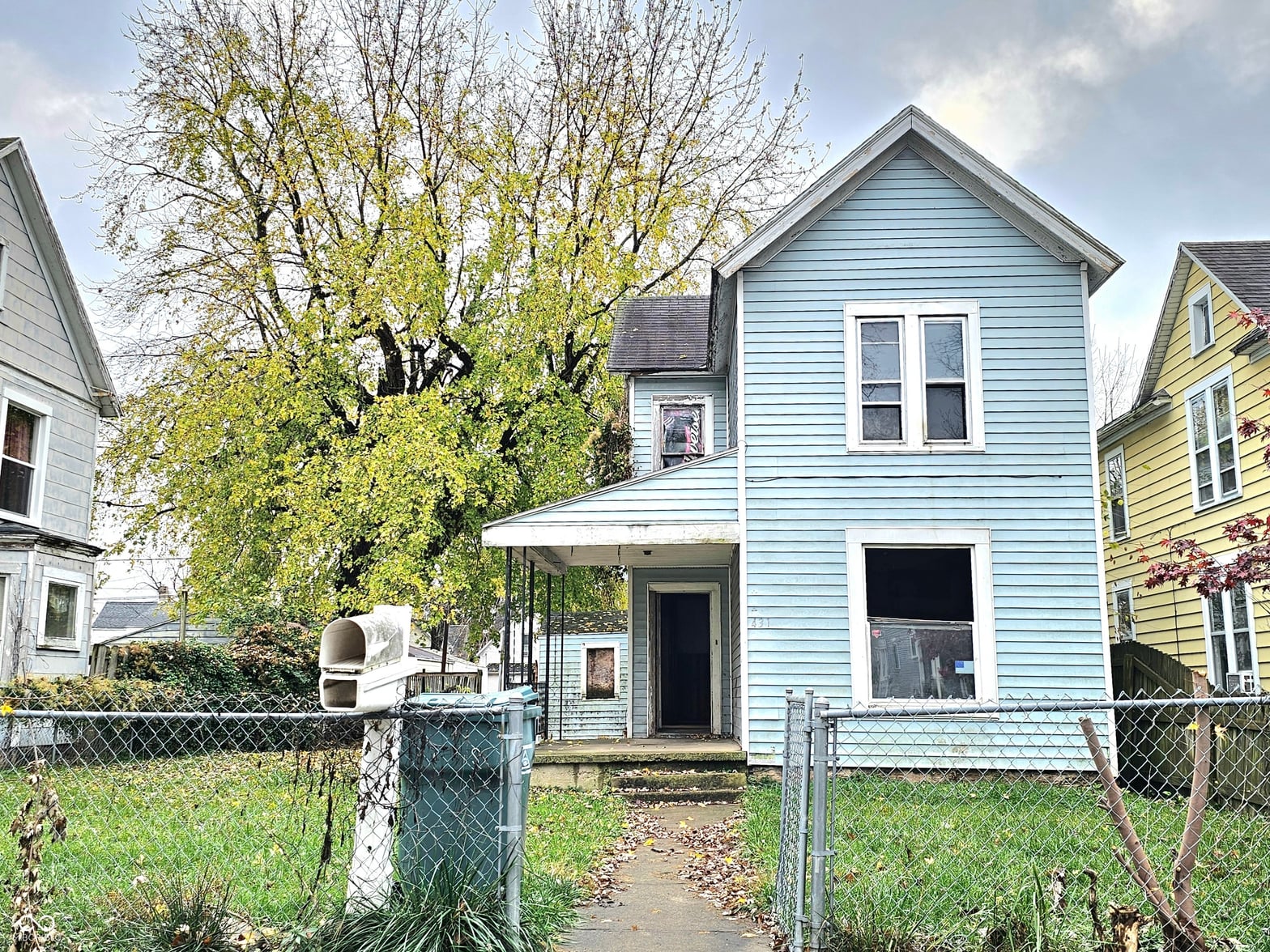 Front exterior at 431 Randolph Street, Richmond, IN