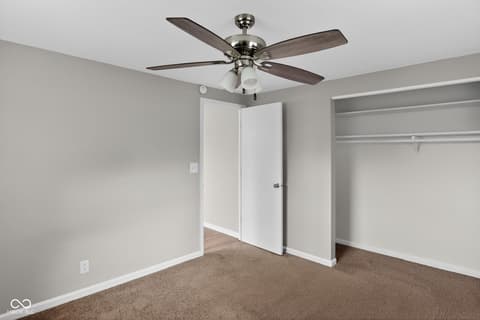 Bedroom at 6552 Birchcrest Drive, Indianapolis, IN