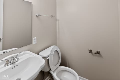 Bathroom at 6552 Birchcrest Drive, Indianapolis, IN
