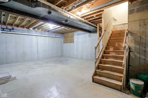 Basement at 7818 Ashtree Drive, Indianapolis, IN