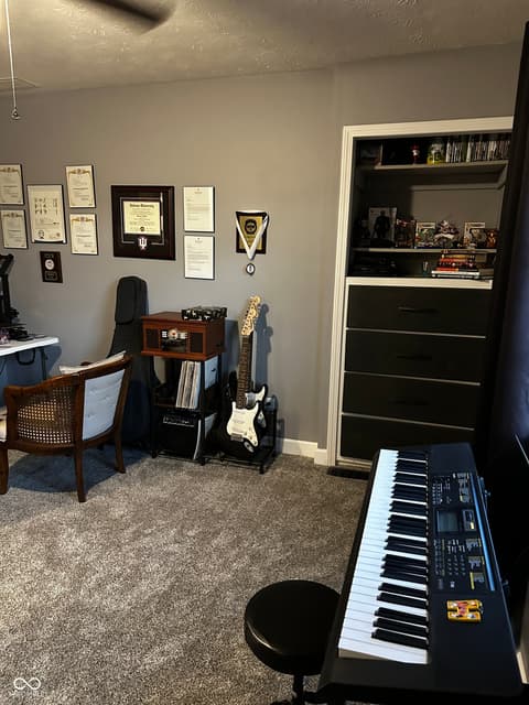 Home office at 651 Leah Way, Greenwood, IN