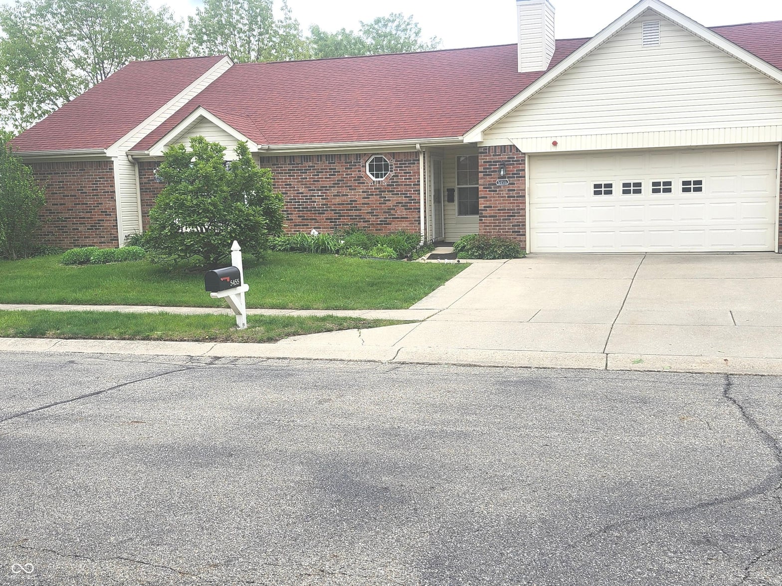 Front exterior at 5455 Younkin Drive, Indianapolis, IN