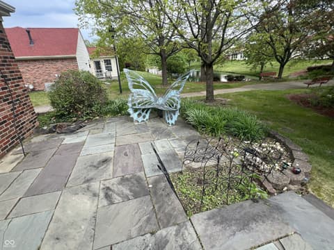 Outdoor living area at 5455 Younkin Drive, Indianapolis, IN