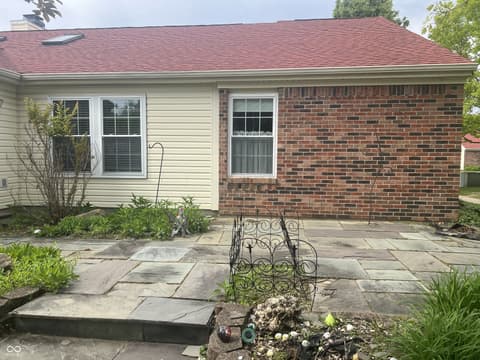 Outdoor living area at 5455 Younkin Drive, Indianapolis, IN
