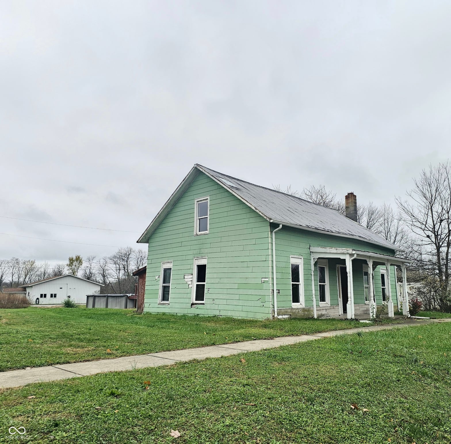 Front exterior at 14573 Main Street, Moores Hill, IN