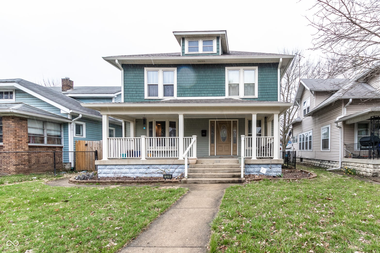 Front exterior at 1216 N Oxford Street, Indianapolis, IN
