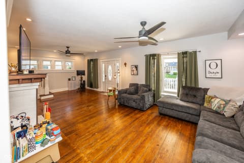 Living room at 1216 N Oxford Street, Indianapolis, IN