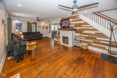 Outdoor living area at 1216 N Oxford Street, Indianapolis, IN