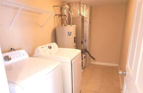 Laundry room at 3214 Bristlecone Court, Whiteland, IN