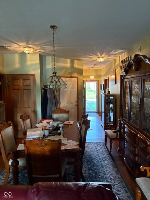 Dining room at 5584 Sandy Creek Drive N, Seymour, IN