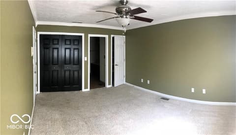 Primary bedroom at 263 S Jefferson Street, Brownsburg, IN