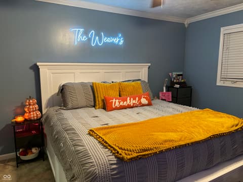Primary bedroom at 263 S Jefferson Street, Brownsburg, IN
