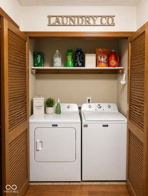 Laundry room at 263 S Jefferson Street, Brownsburg, IN
