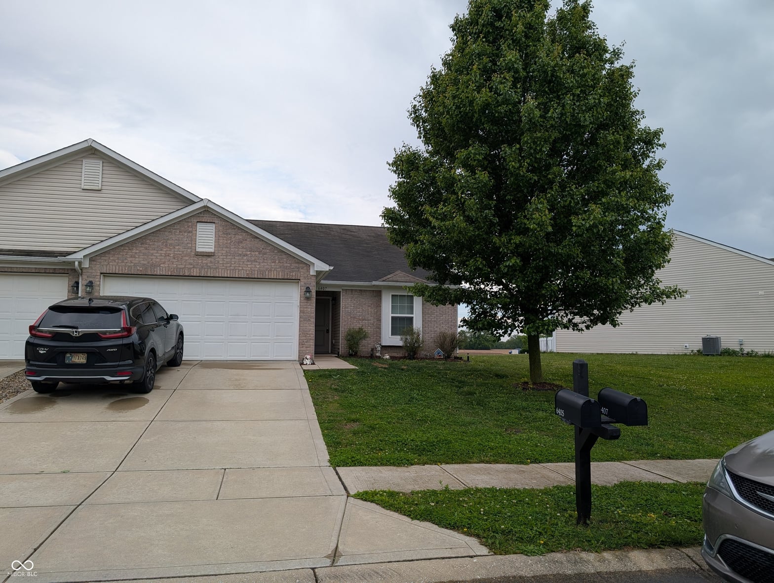 Front exterior at 6407 Emerald Springs Drive, Indianapolis, IN