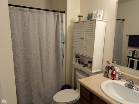 Primary bathroom at 6407 Emerald Springs Drive, Indianapolis, IN
