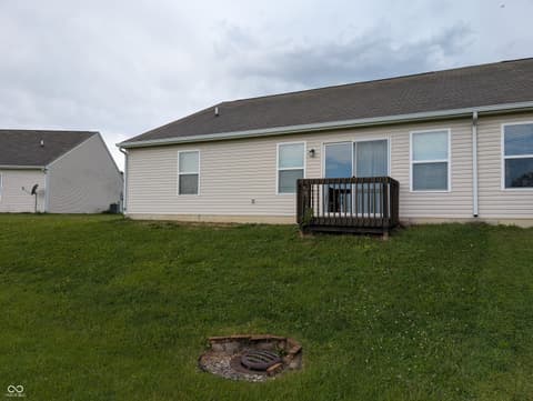 Backyard at 6407 Emerald Springs Drive, Indianapolis, IN